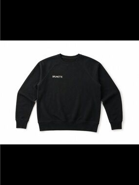 BRUNETTE THE LABEL, the classic Brunette crewneck!